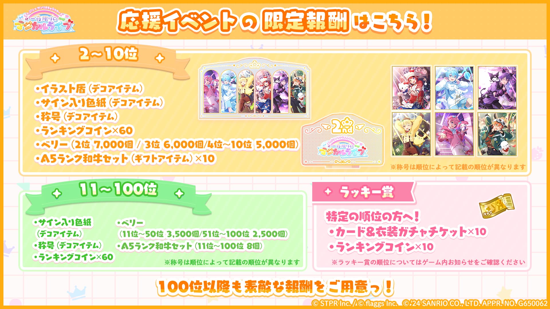 すとぷり×サンリオキャラクターズ 一夜限りのマジカルライブ｜イベント概要