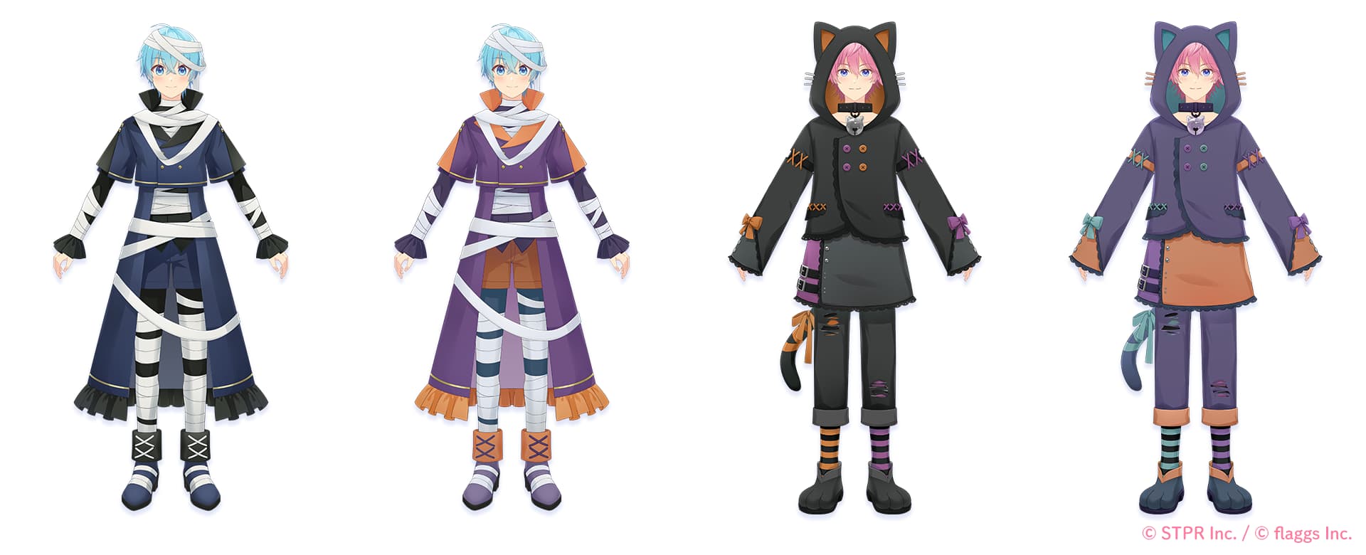 ハロウィン！すとぷりと不思議なおばけの街｜衣装ガチャ